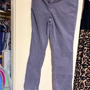 St. John's Bay Women's Straight Leg corduroy Jeans - Slate Gray